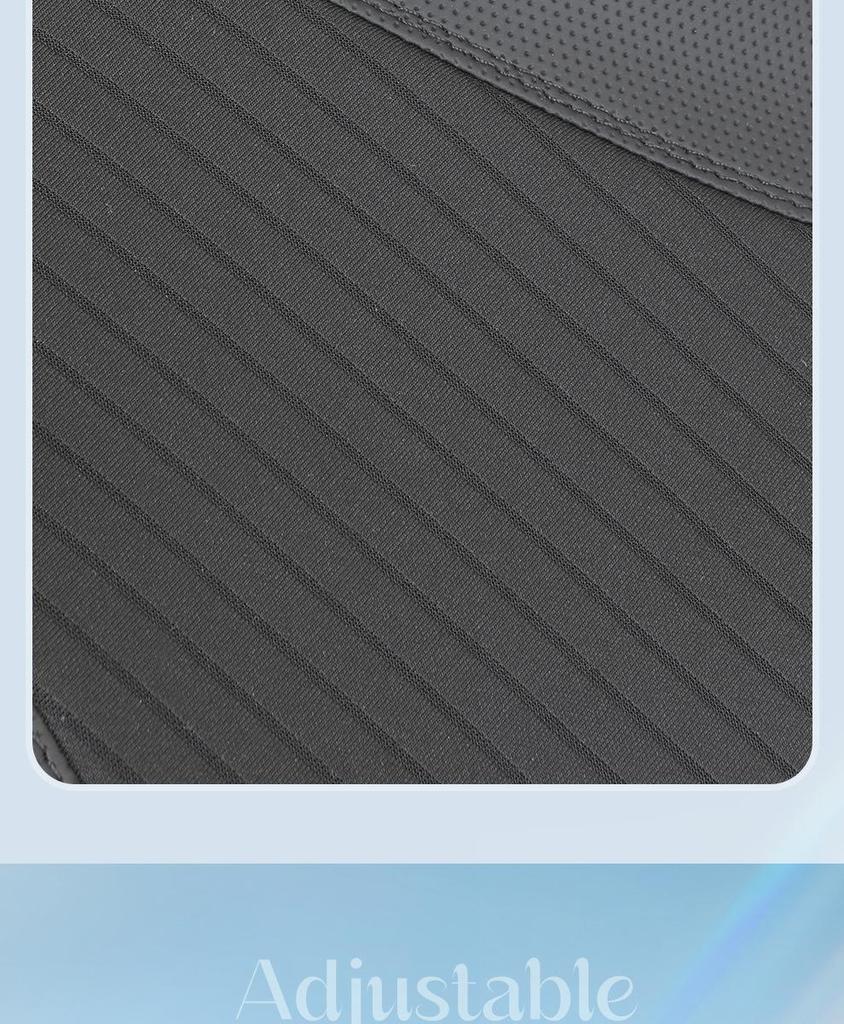 Electric Massage Lumbar Support Pillow - Memory Foam Car Seat Cushion with Remote Control.