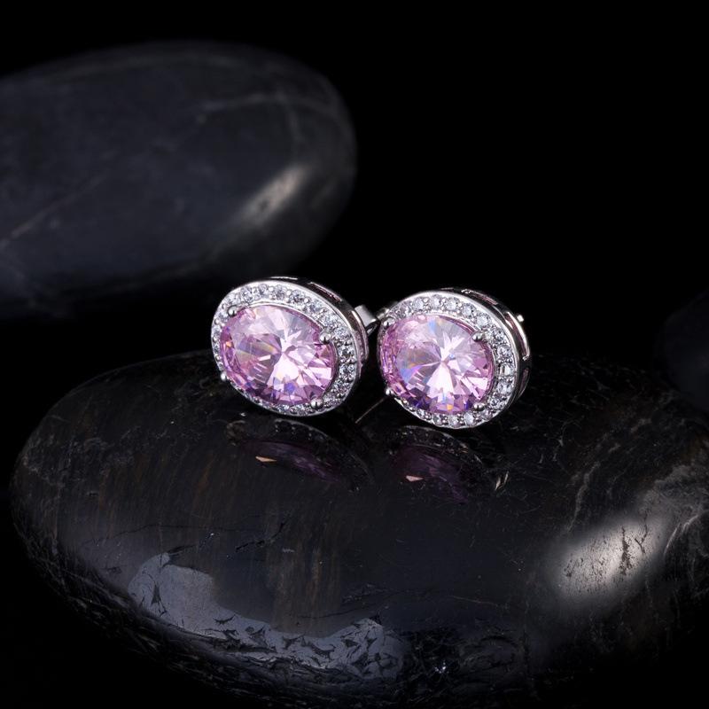 Micro Stud Earrings, Zircon Earrings, High-End Earrings, Diamond Stud Earrings.