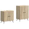 2 Piece Bathroom Cabinet Set BREDA Sonoma Oak