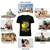 Game Day Vibes Leopard Print Heart Softball Graphic Tee Pure Cotton T-shirt