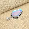 925 Sterling Silver Rainbow Mystic Topaz Gemstone Handmade Pendant Jewelry For Wedding Gift