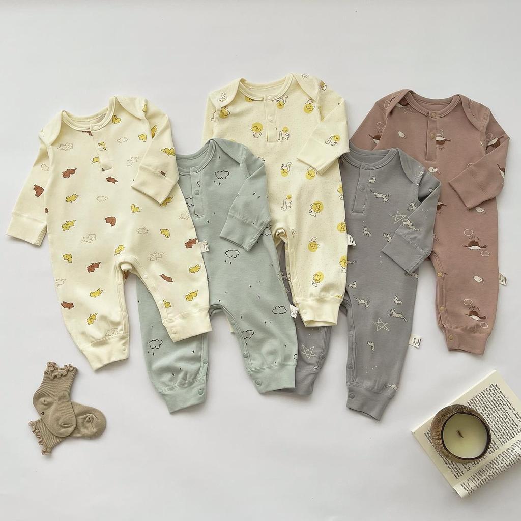 2024 Autumn Baby Romper: Long Sleeve Envelope Style, Class A Newborn Clothing