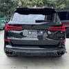Black Stainless Steel Exhaust Tailpipe Tip for BMW X5 G05/X6 G06