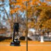 Aluminum Alloy Multi-Functional Outdoor Lamp Stand with Double Head Hook for Camping.