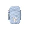 Monogram Collection Polyester Cell Phone Pouch, Shoulder Bag, Crossbody Bag Mini Unisex Sky Blue Casual 32BGDK111-50S