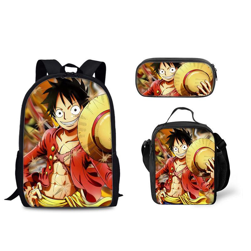 One Piece Backpack Ice Pack Set For Students With Nylon Material And Daily Use