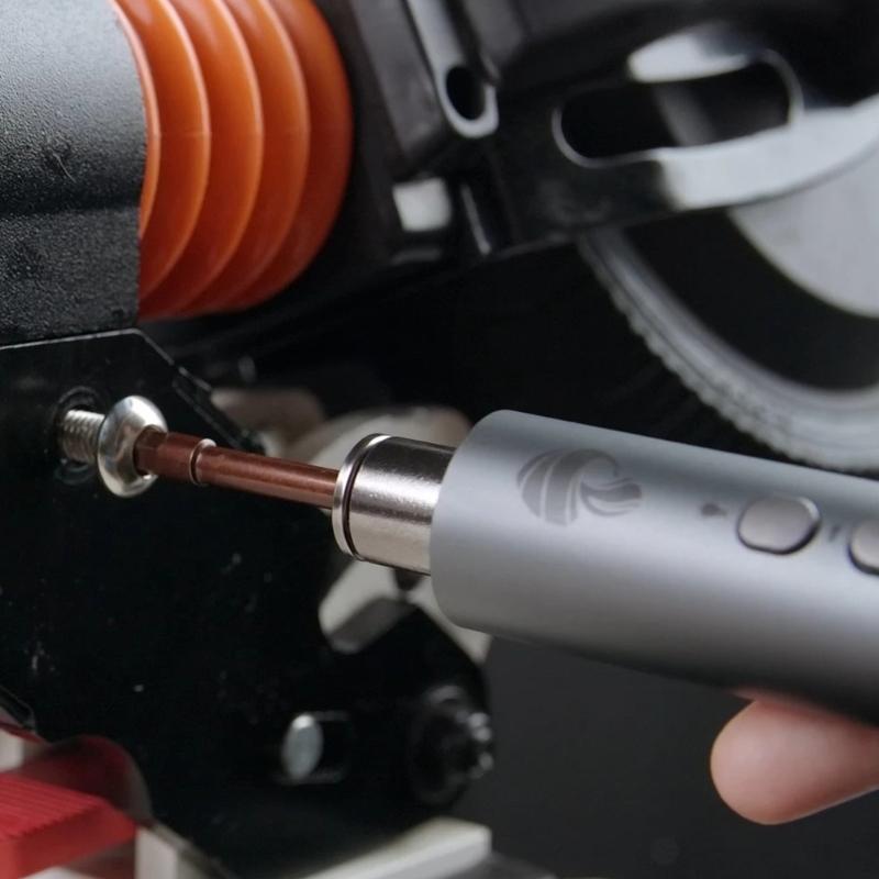 3.7V Cordless Electric Screwdriver Adjustable Torques Small Portable Power Screwdriver with LED Work Light for Repair