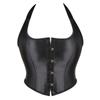 Women S Black Bustier Top With Straps Court Style