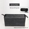 Custom Felt Cosmetic Bag Storage Organizer with Divider