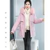 Autumn and Winter Women's Solid Color Mid-length Waist Hooded Pie To Overcome Thickening Warm Women's Jacket 6 Colors