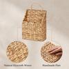 Handwoven Wall Hanging Basket with Handle for Home Office Storage and Organization Use