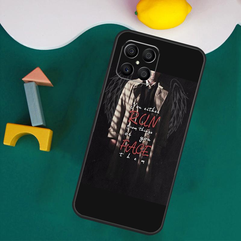 Supernatural Aesthetic Castiel Case For Honor Magic 7 Pro 5 6 Lite Honor 200 Pro 50 70 90 X9a X8a X8 X9 X8b X9b X9c Cover