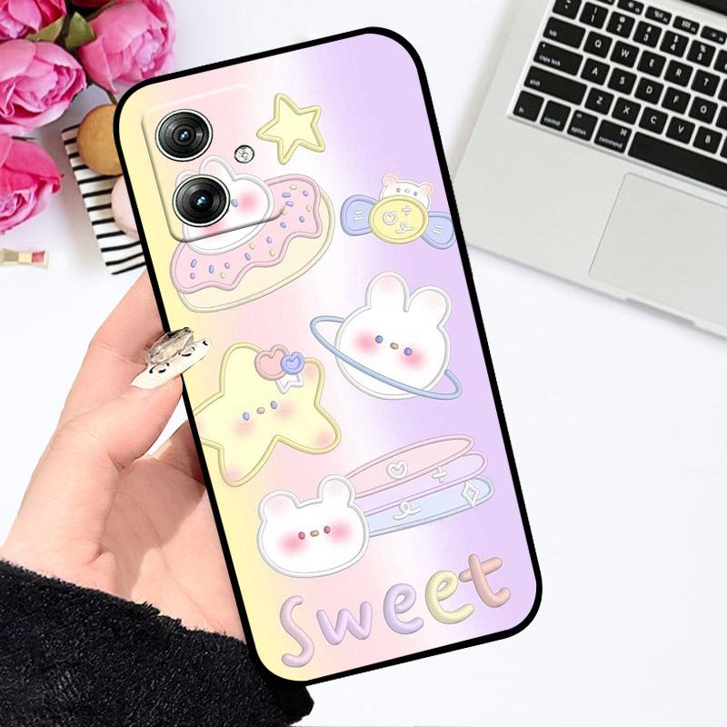 Für Moto G54 Hüllen G54 Power Weiches Silikon TPU Handyhülle Für Motorola Moto G53 G51 G50 Mode Gedruckt Astronaut Hüllen Case