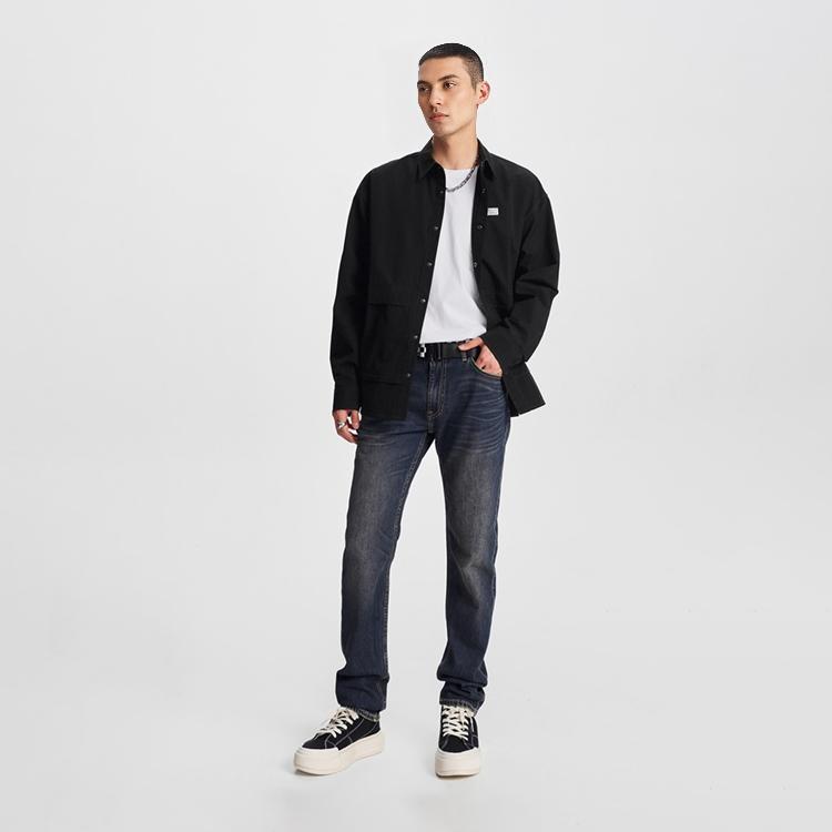 Comfortable Y2K Cargo Pocket Long Sleeve Casual Shirt Men shirts LMT009027206775K11000