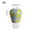 Ceramic Vase Chinese Blue and White Porcelain Storage Tank General's Jar Flower Vase Pomegranate Flowerpot Home Decoration