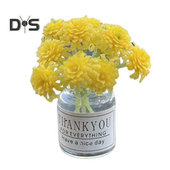 

Миниатюрная стеклянная ваза с цветами, искусственный букет, украшения для стола, монтируемые на транспортном средстве цветы бонсай, украшения для домашнего декора F