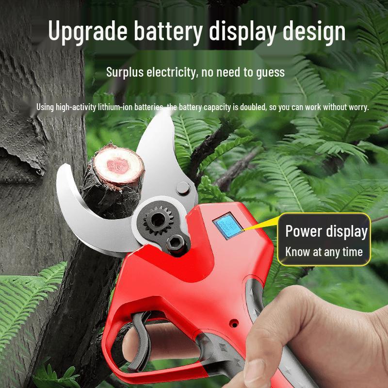 BAIPUXI Electric Brushless Cordless Pruning Shears CN Plug (adapter Included)