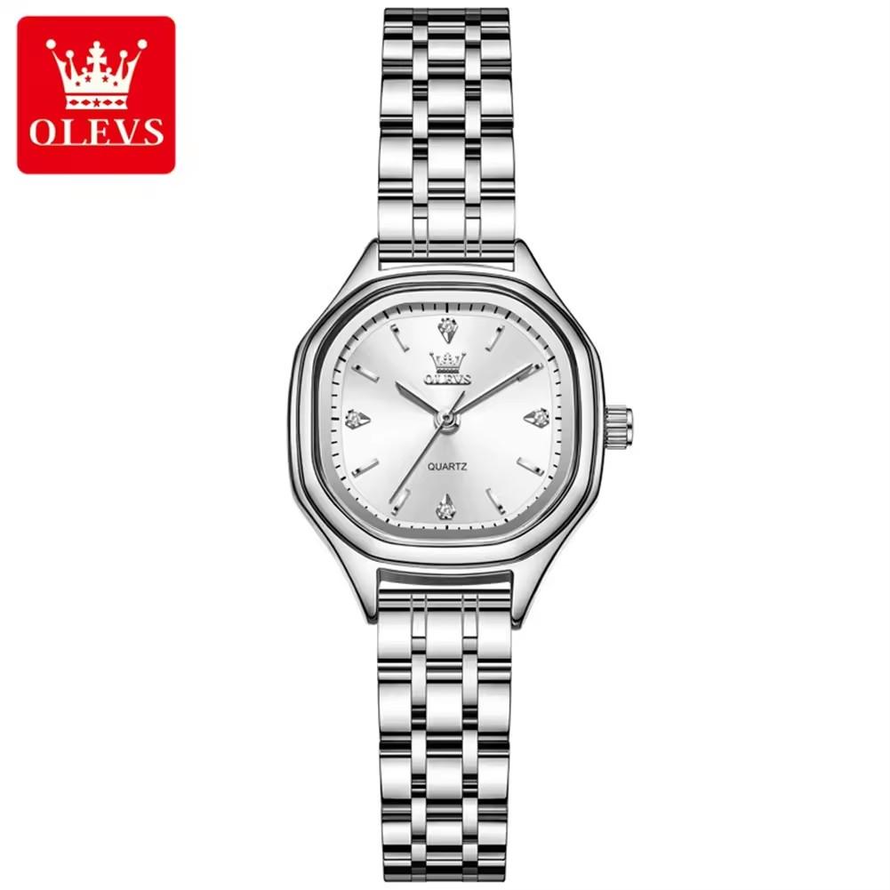 OLEVS 5888 Oem Manufacturer Top Luxury Fashion Bands Custom Logo Stainless Steel Classic Waterproof Woman Lady Quartz Watch