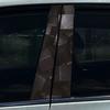 Style Honeycomb Hexagon Car B-pillar Stickers Car Center Column Decoration Cover Scratches Waterproof Decals Car Accessories