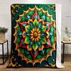 Colorful Mandala Design Print Blanket Soft and Cozy Perfect for the Living Room Bed Sofa or a Nap,gift