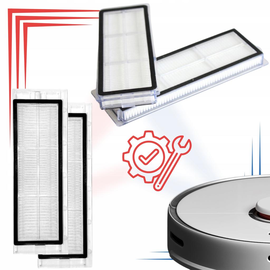 Filtry Hepa Do Robota Xiaomi Mi Robot Vacuum Mop 1C/2 Pro+/S10+/X10 4 Szt.