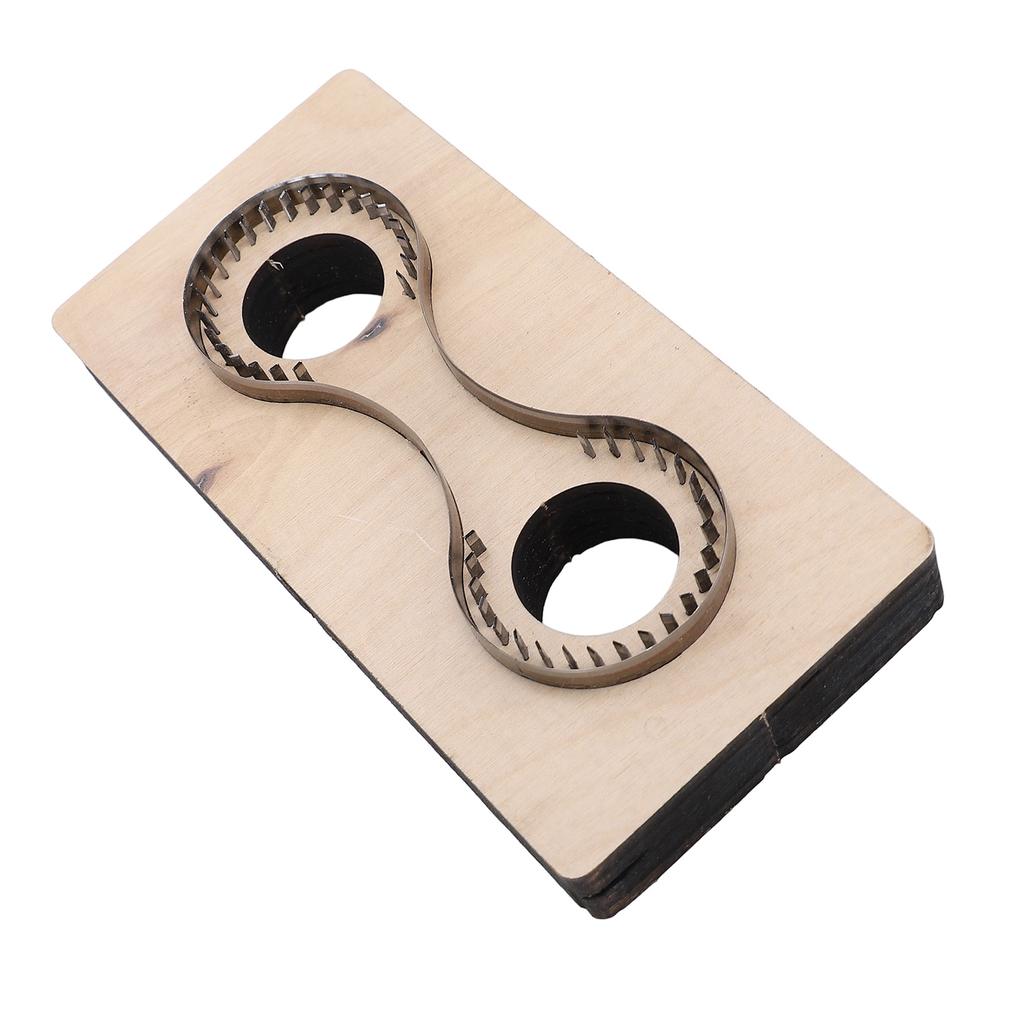 Leather Keychains Cutting Die Wooden Steel Moulding Stamping Punching Template for Leathercraft Hand