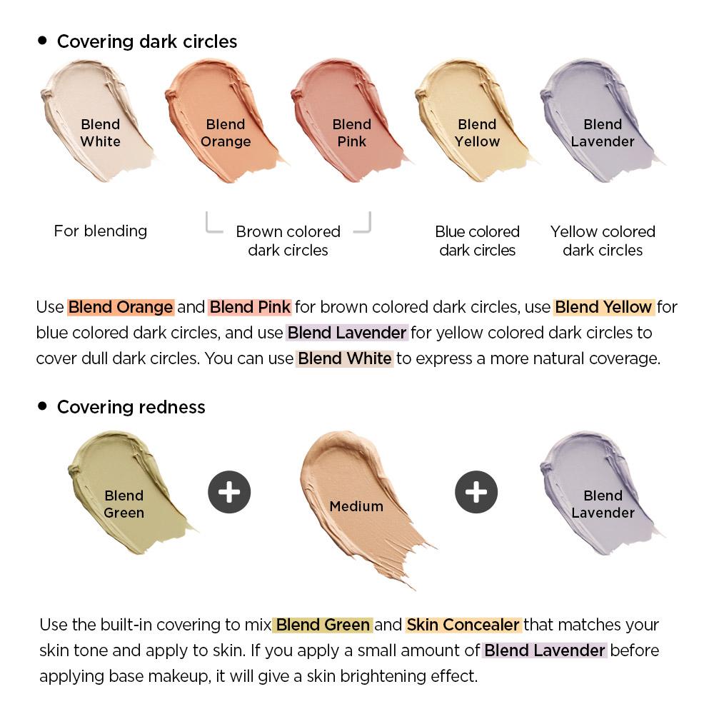 JungSaemMool Artist Concealer Palette – 2Typen