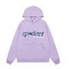 Felpa Oversize Unisex con Stampa di Lettere Metallizzate Stile Hip Hop Felpa in Cotone Uomo Abbigliamento Casual Invernale