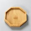 Round Bamboo‑Wood Coaster Blanks, DIY Mosaic Succulent Base Tray, Unfinished Wooden Craft Coaster for Handmade Project
