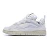 Li Ning Tessuto Dorato, Pelle Antiscivolo Resistente all'Abrasione Scarpe da Skateboard Basse Donna Bianco AECS074-7