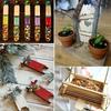 Natural Wood Craft Sticks Multipurpose Wooden Rods for DIY Crafts, Home Art Projects, Classroom Supplies