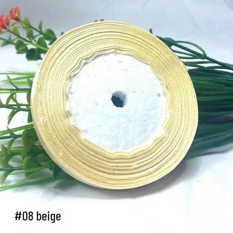 2.5cm Satin Ribbon for Gift Wrapping, Cake Decoration, DIY Crafts, and Floral Art