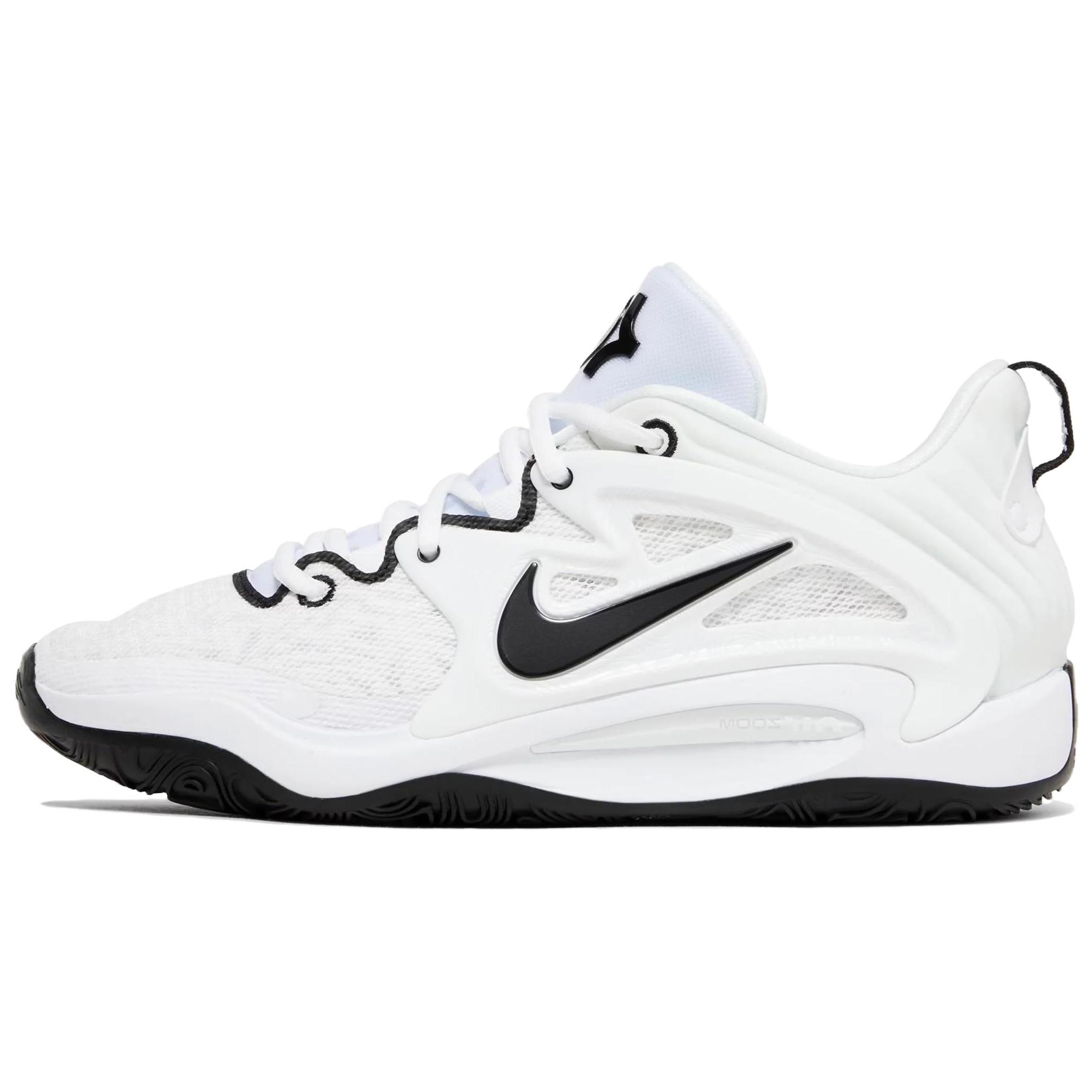 

New Nike KD 15 Cushioning Abrasion Resistant Breathable Low top Basketball Shoes Men s White DX6648-100 46
