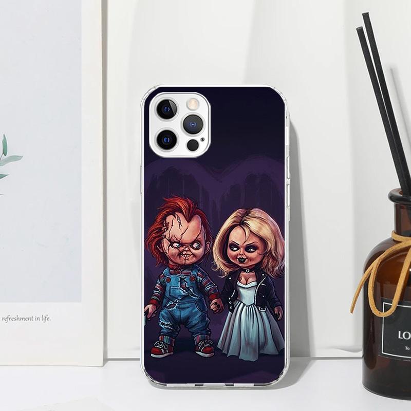 

Chucky Doll Horror Movie Phone Case For Iphone 17 Air 16 15 Plus 16E 14 Pro Max 13 Mini 12 11 7 8 SE Fundas Soft Back Cover 17 A iPhone 14 Pro