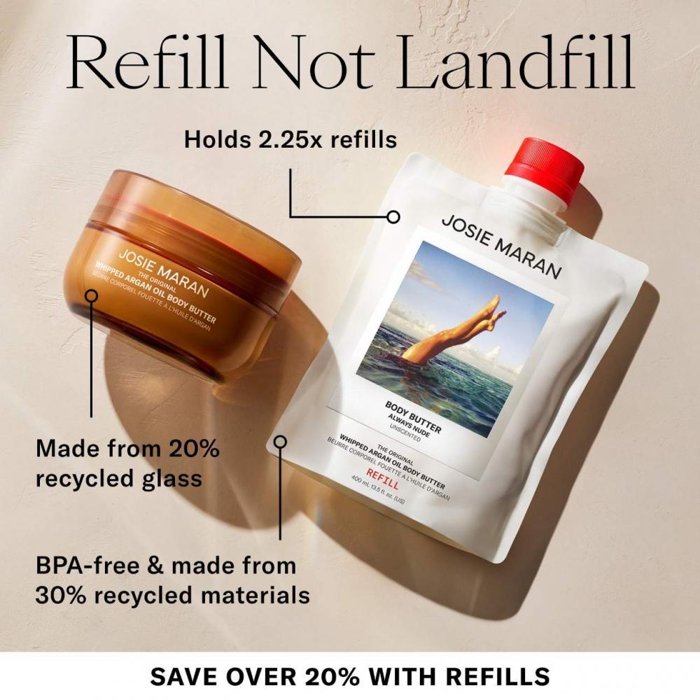 Josie Maran Bohemian Fig   Whipped Argan Oil Firming Body Butter 13.5 Oz