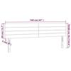 VidaXL Tête de Lit à LED Meuble de Chambre à Coucher Accessoire de Lit Double Tête de Cadre de Lit Intérieur Rose 3121811