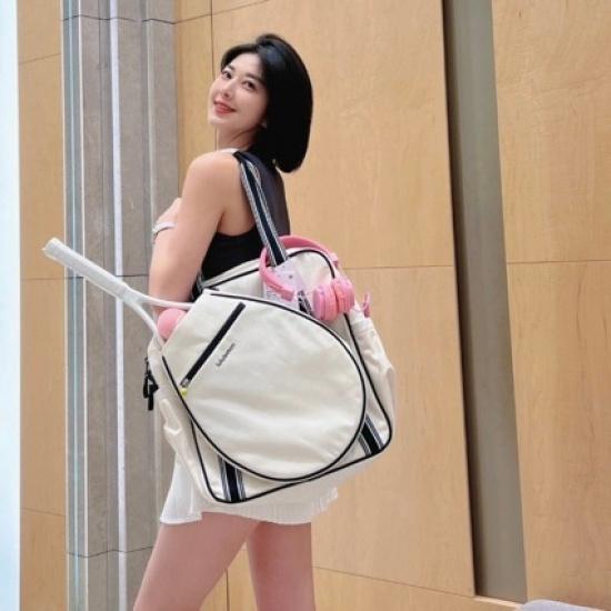 Lu2026Lu Bao Lu Borsa da tennis 3 in 1 da 30L a doppio uso, borsa da tennis sportiva per yoga, zaino leggero