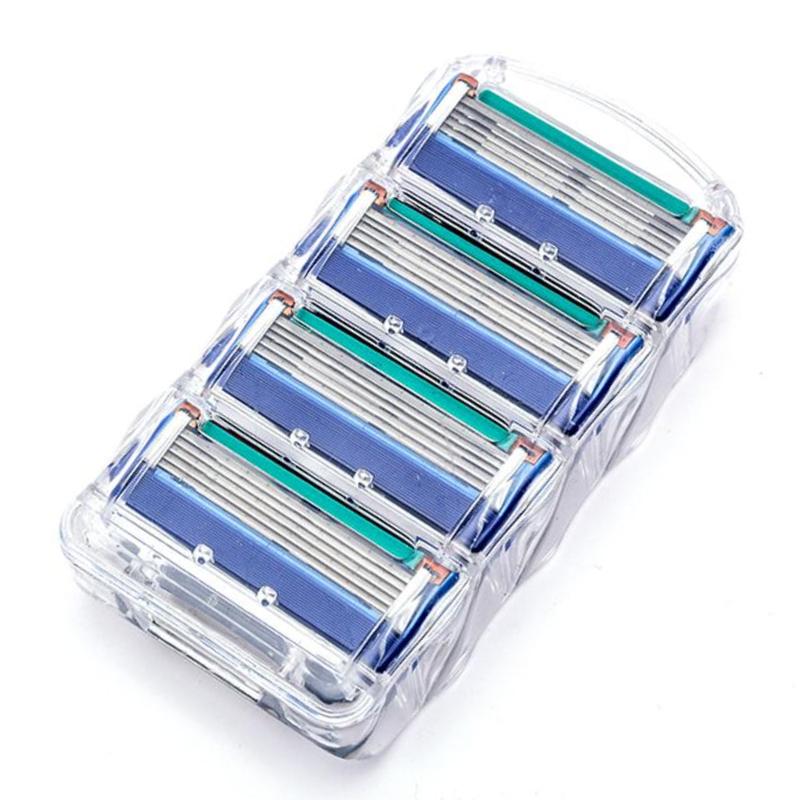 

Новые 4 шт. Высококачественная бритва с 5 лезвиями для мужчин для бритья и ухода за лицом, совместимая с Fusione 4pcs