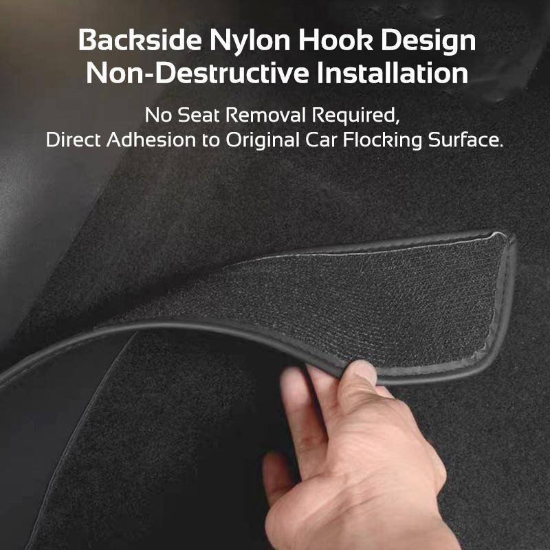 For Tesla Model 3 Highland Y 2024-2026 Juniper Rear Seat Lower Protective Mat PU Anti-kick Pad Protector Cover Car Accessories