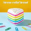 Regnbuekake Klemme Squishy Leker Sakte-tilbakeføring Sensoriske Fidget Leker Stress- og Angstlindring For Voksne og Barn Bursdagsgave