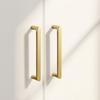 glossy gold silver black and white nickel cabinet door handles, kitchen cabinet drawers, wardrobe aluminum alloy
