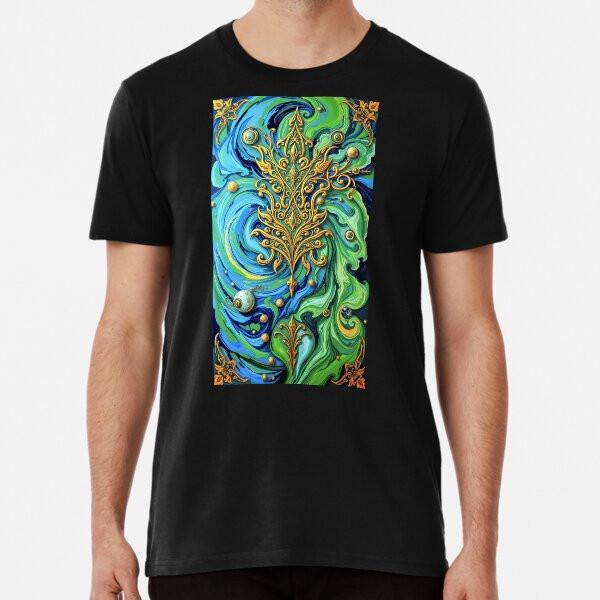 

Cosmic Bloom: Surreal Energy Flow S to 5XL Made in the AU/USA T-Shirt L