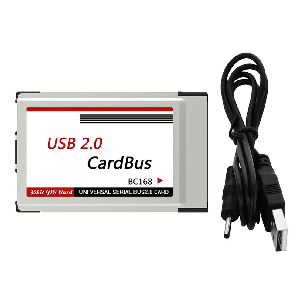 

Новий ноутбук, конвертер PCMCIA в USB 2.0 CardBus, 2 порти, адаптер карти PCI Express білий