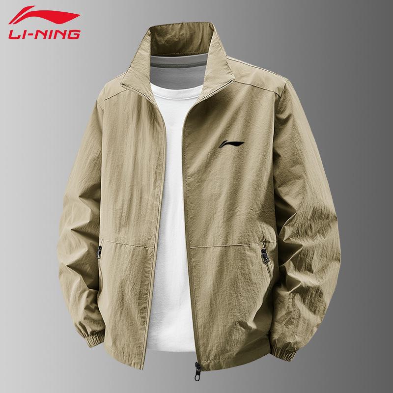 

2025 Men s Cross-Level Spring/Autumn Windproof Jacket: Casual, Breathable, Loose-Fit, Stand Collar M 47-55 kg хакі