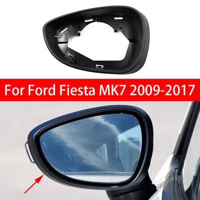 Para Ford Fiesta MK7 2009-2017 1x Cubierta de Marco de Carcasa de Soporte de Espejo Lateral de Vista Trasera Exterior de Coche Accesorios de Repuesto