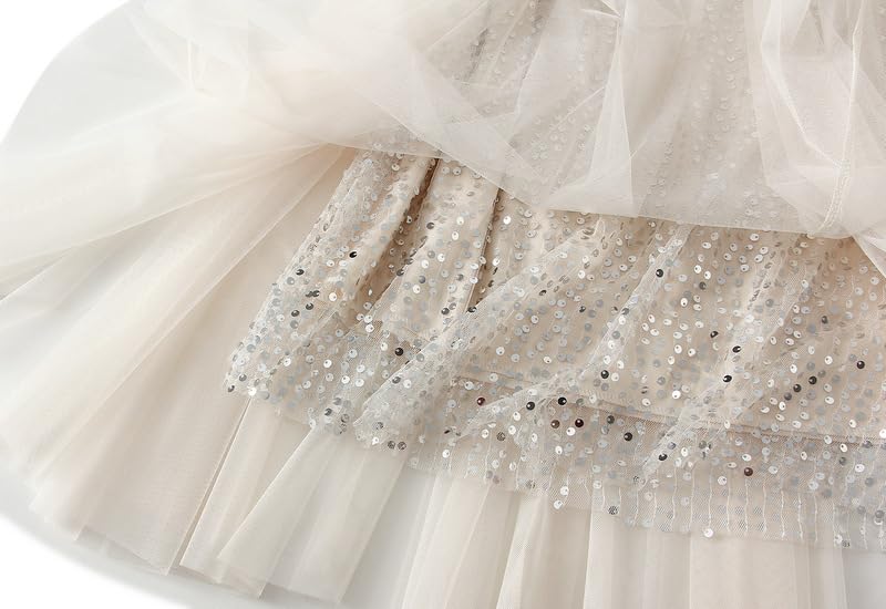 JINJUDUO Pleated Tulle Perfect for and This long skirt features a flowy flared midi skirt with an elastic This stylish skirt is perfect for a