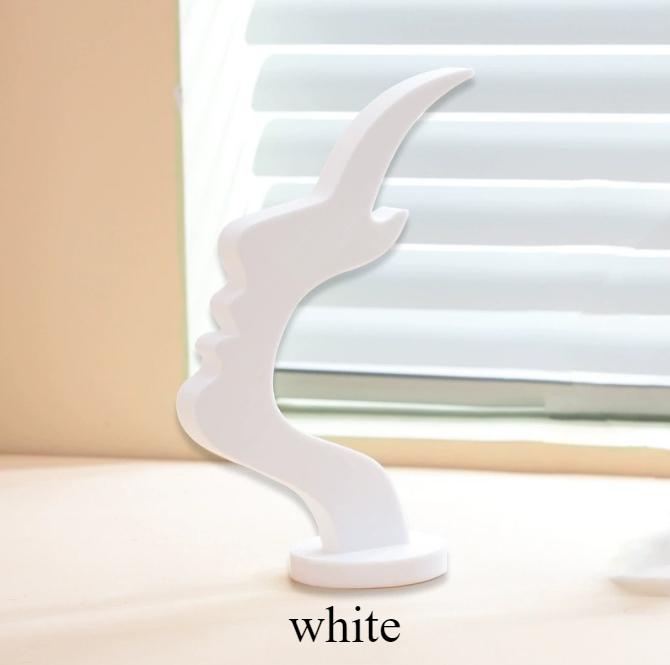 

1 шт. Уникальная изогнутая подставка-держатель для очков. Безопасное и художественное решение для хранения. Украсьте стол или прикроватную тумбочку. Практичный минималистичный белый