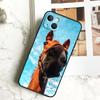 Horse Animal Phone Case For iPhone 15 16 14 Plus 13 12 Mini 11 Pro Max X XR XS Max 7 8 Back Cover