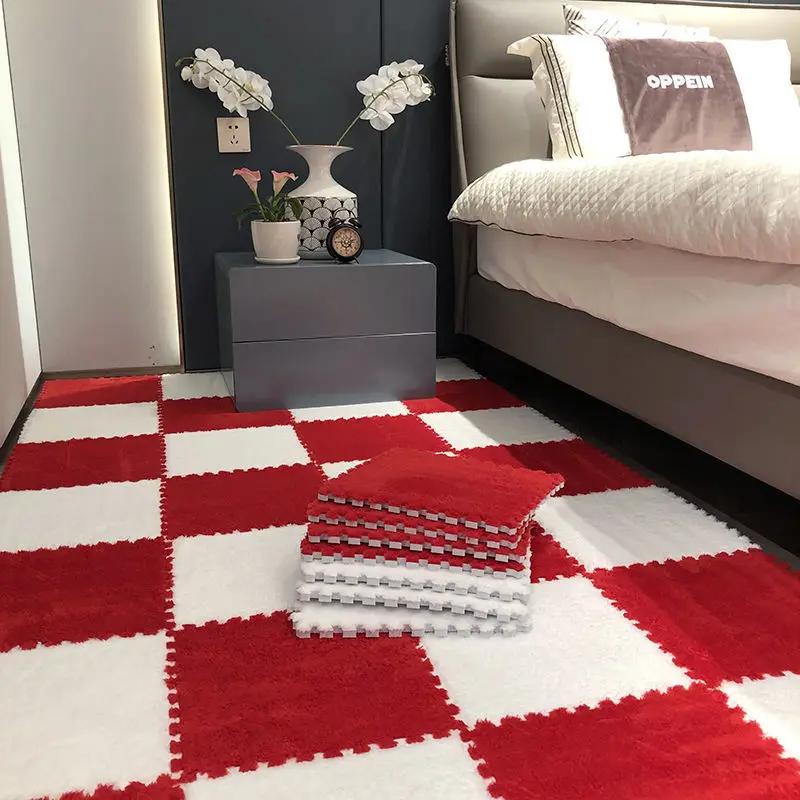 

Детский мягкий плюшевый коврик для игр, сохраняющий тепло - 10 шт., нетоксичный коврик-пазл из пены ЭВА, безопасный игровой коврик для детской комнаты и интерактивные детские игрушки 10pcs