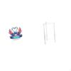 Acrylic Swan Sculpture Centerpiece And Clear Minimalist Side Table Modern Bedside Cabinet for Living